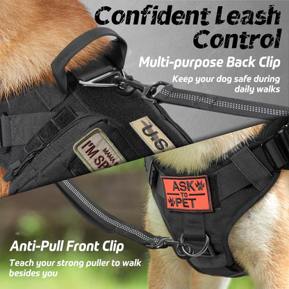 Tactical No-Pull Dog Harness