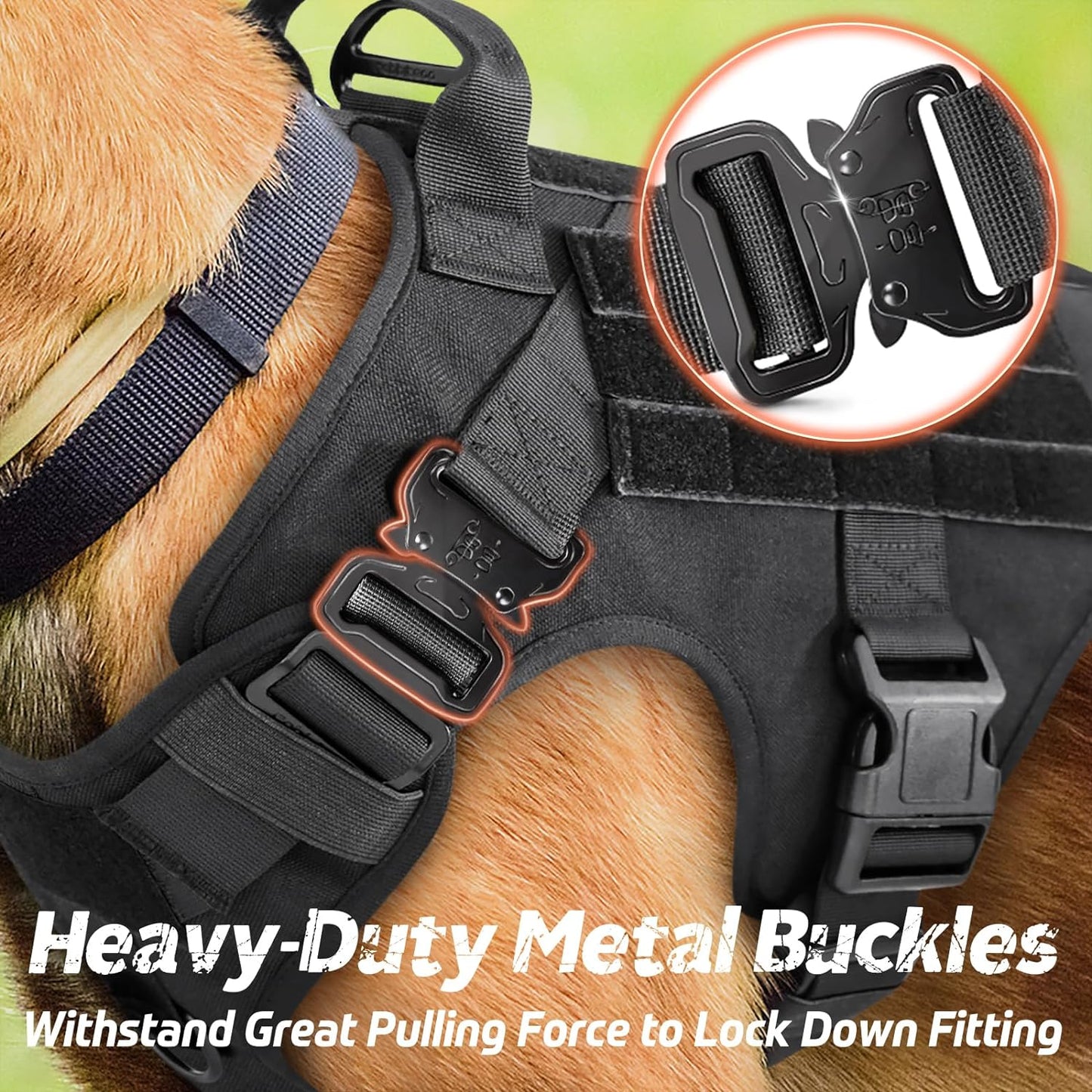 Tactical No-Pull Dog Harness
