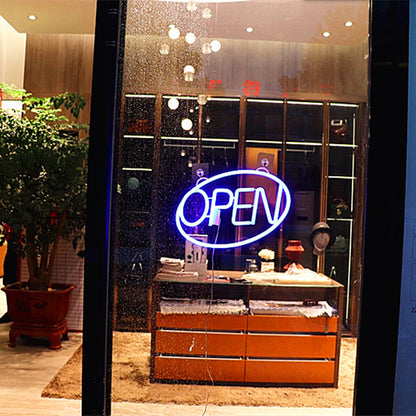 Deco PS OPEN LED Outdoor Hanging Neon Wall Sconce Lamp