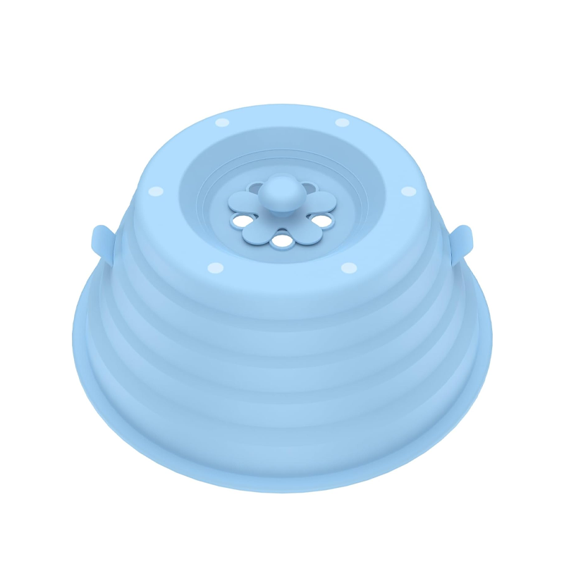 Collapsible Silicone Microwave Cover with Vents