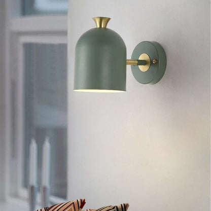 Macaron Metal Cylinder Shade 1-Light Wall Sconce Lamps