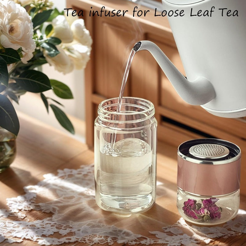 Glass Tea Infuser Bottle
