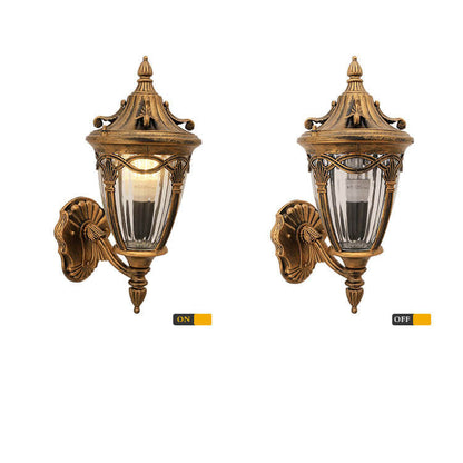 Maple Lantern Outdoor Waterproof 1-Light Wall Sconce Lamp