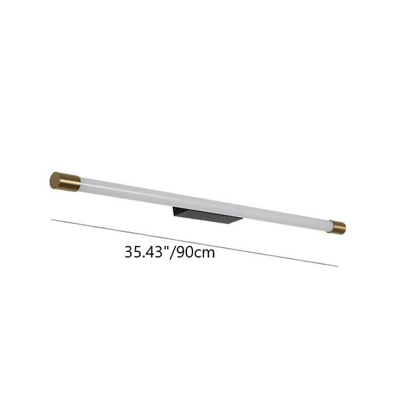 Vanity Thin Tube Aluminum PC LED Wall Sconce Lamp