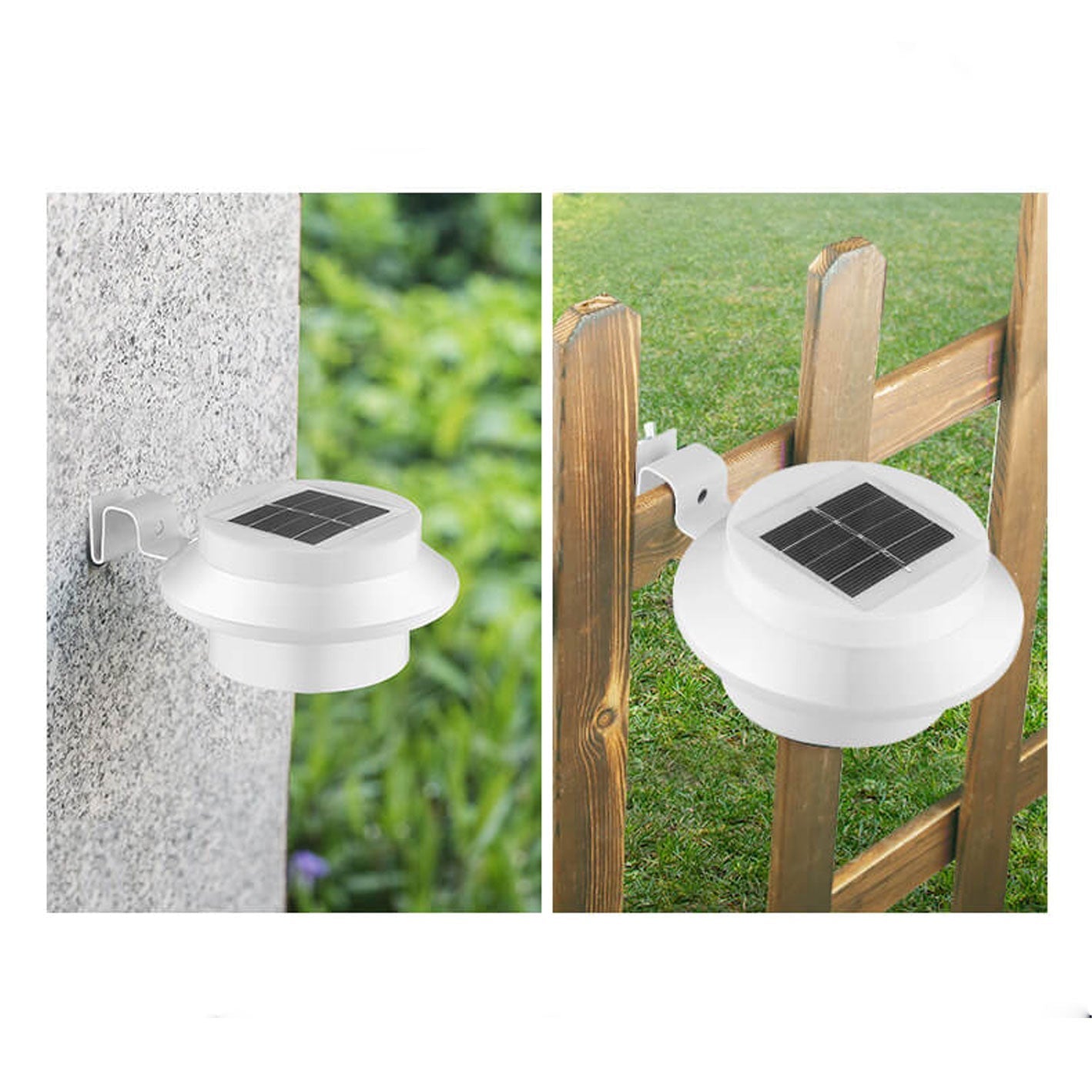 Solar LED Outdoor Waterproof Fence Wall Sconce Lamp