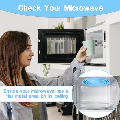 Collapsible Silicone Microwave Cover with Vents