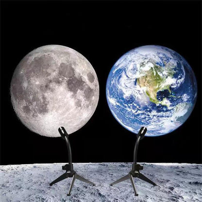 Moon and Earth Projection Lamp