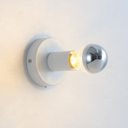Iron Ceramic Base Ambient Light 1-Light Wall Sconce Lamp