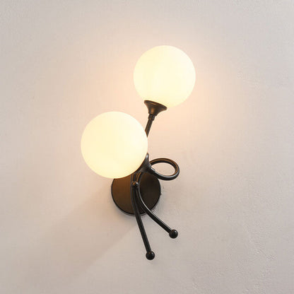 Minimalist Knot Shape Design 2-Light Wall Sconce Lamp