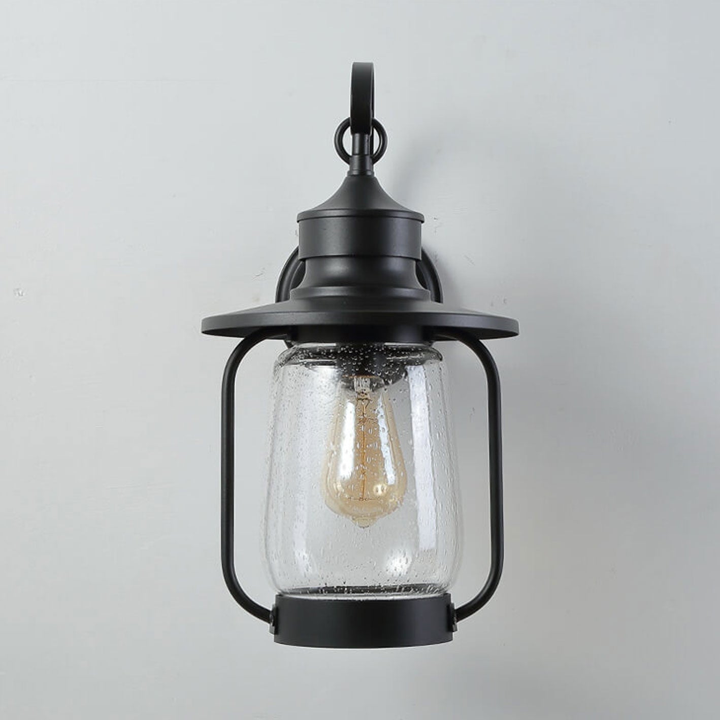 Bubble 1-Light Outdoor Waterproof Patio Wall Sconce Lamp