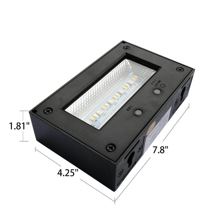 Solar Double Head Waterproof Patio LED Wall Sconce Lamp