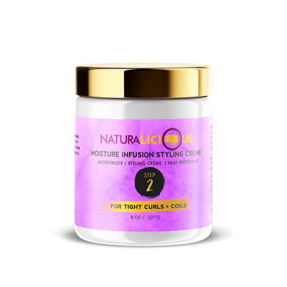 Step 2: Moisture Infusion Styling Creme (For Tight Curls)
