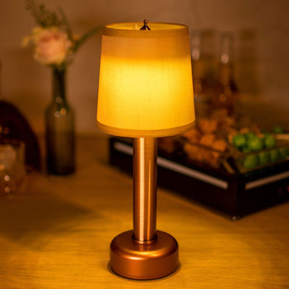 Vintage Linen Iron Table Lamp