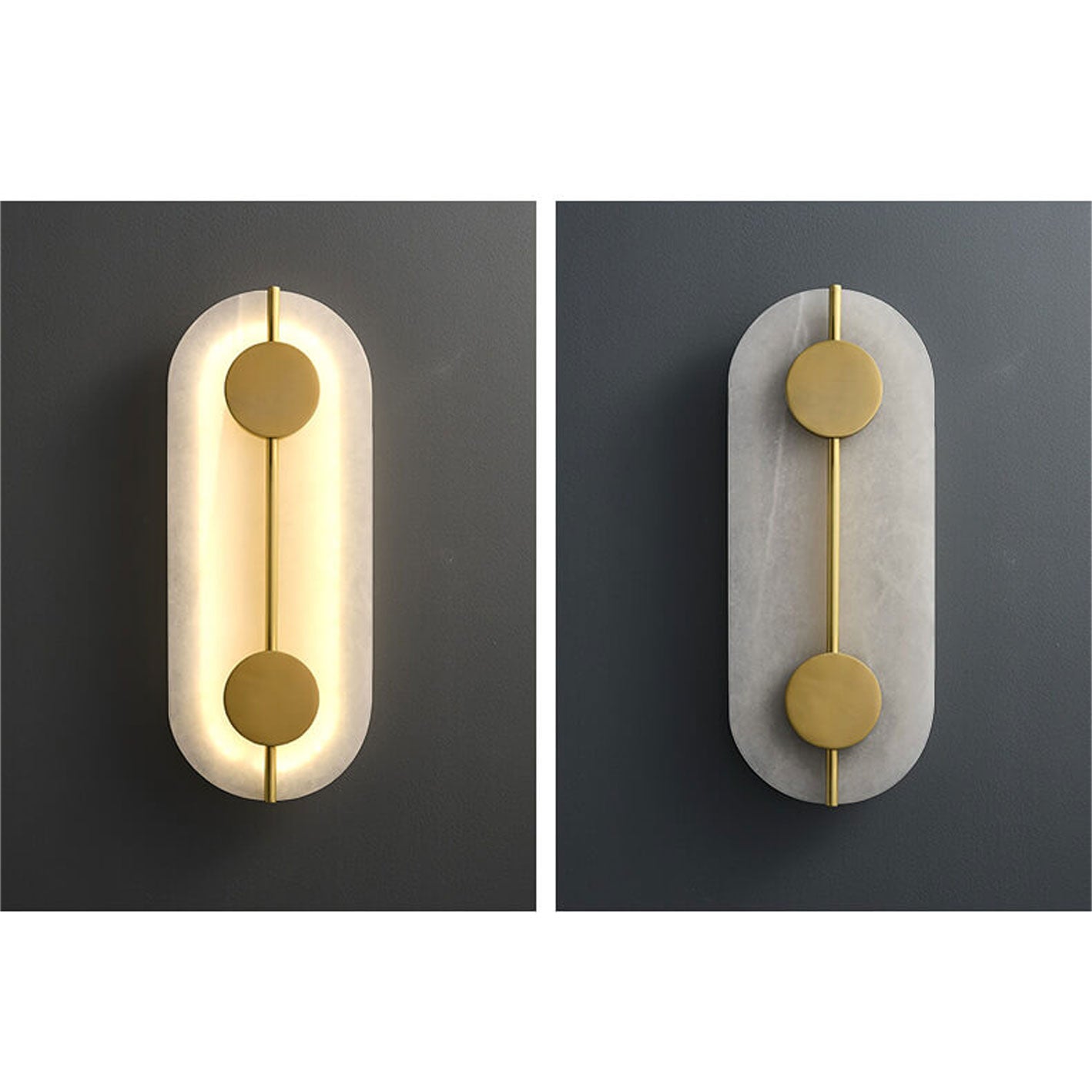 Modern Iron Circle LED Wall Sconce Lamp