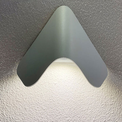 Triangle Aluminum LED Outdoor Waterproof Wall Sconce Lamp