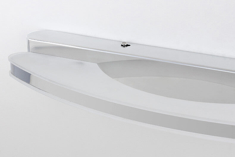 Acrylic Curved LED Mirror Front Light Wall Sconce Lamp
