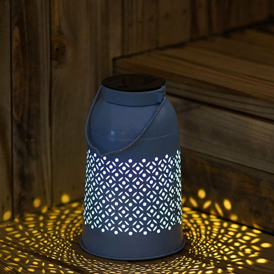 Solar Design Hollow Pattern LED Outdoor Decorative Light
