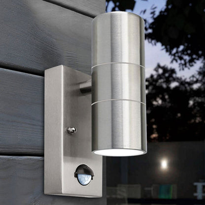 Chrome 1-Light Outdoor Waterproof Wall Sconce Lamp