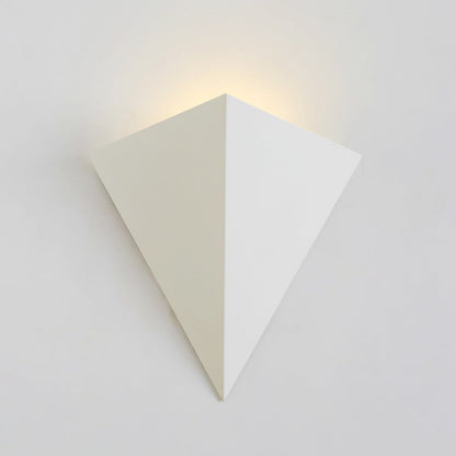 Industrial Iron Geometric Triangle LED Wall Sconce Lamp