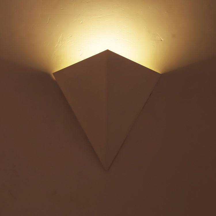Industrial Iron Geometric Triangle LED Wall Sconce Lamp