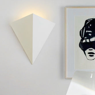 Industrial Iron Geometric Triangle LED Wall Sconce Lamp