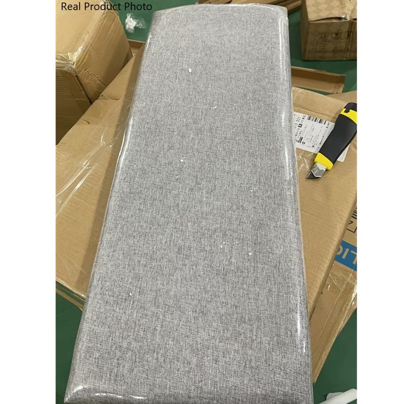 Contemporary Linen Shoe Bench