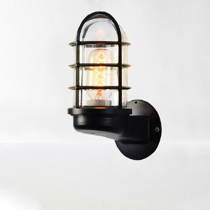 Glass Cylindrical Explosion-proof 1-Light Wall Sconce Lamps
