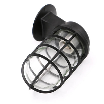 Glass Cylindrical Explosion-proof 1-Light Wall Sconce Lamps