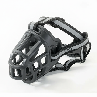 Breathable Mesh Dog Muzzle, Adjustable, 6 Sizes