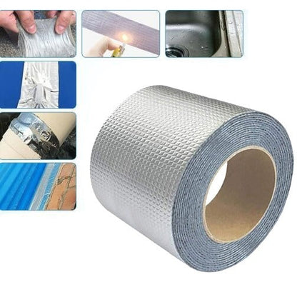 Waterproof Butyl Tape with Aluminum Foil, 5m