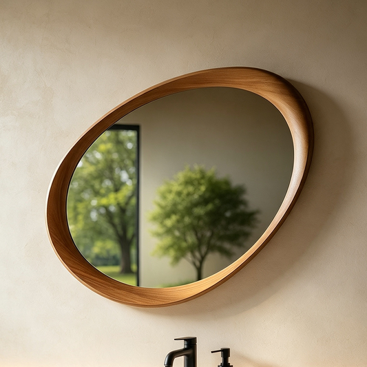 Traditional Solid Wood Mirror