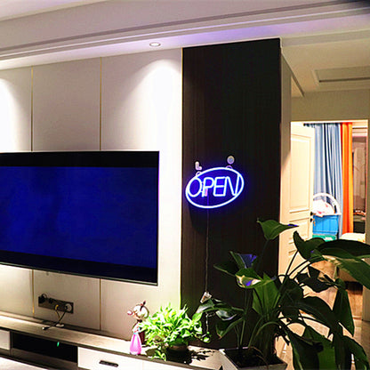Deco PS OPEN LED Outdoor Hanging Neon Wall Sconce Lamp