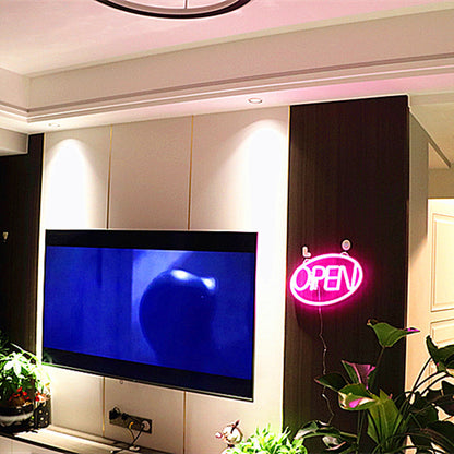 Deco PS OPEN LED Outdoor Hanging Neon Wall Sconce Lamp