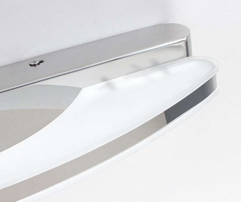Acrylic Curved LED Mirror Front Light Wall Sconce Lamp