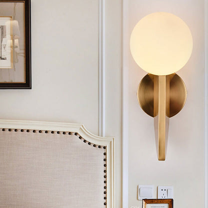 Nordic Simple Ball Lamp Shade 1-Light Wall Sconce Lamp
