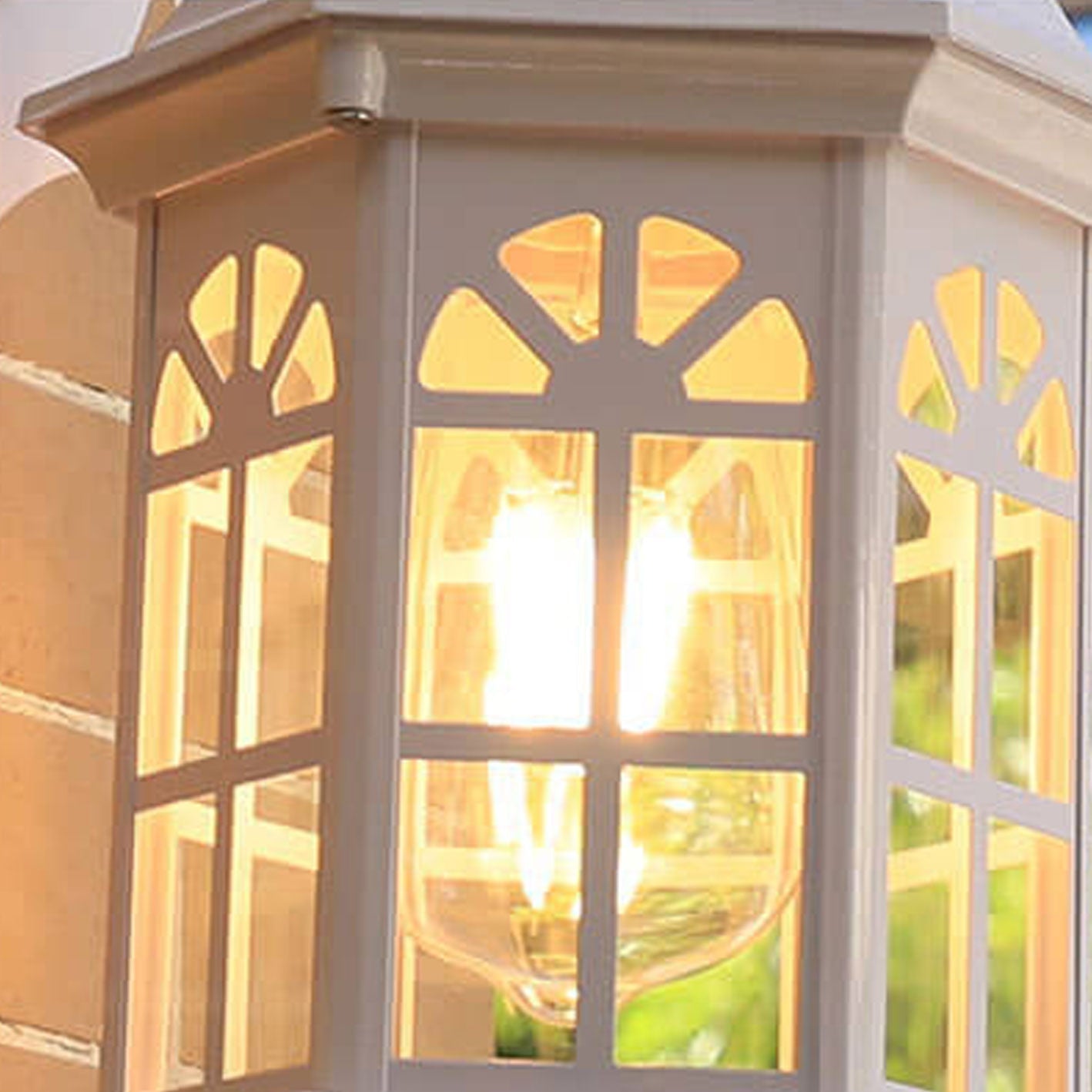 Waterproof Pavilion Design 1-Light Outdoor Wall Sconce Lamp