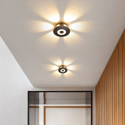 Aluminum Flower Row Lighting Effect LED Wall Sconce Lamp