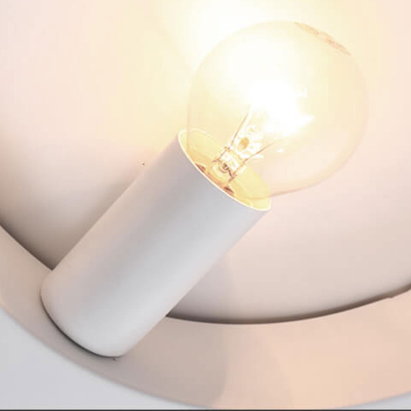 Creative Square Round Iron 1-Light Wall Sconce Lamp