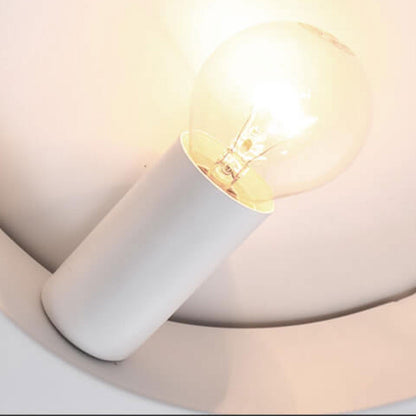 Creative Square Round Iron 1-Light Wall Sconce Lamp
