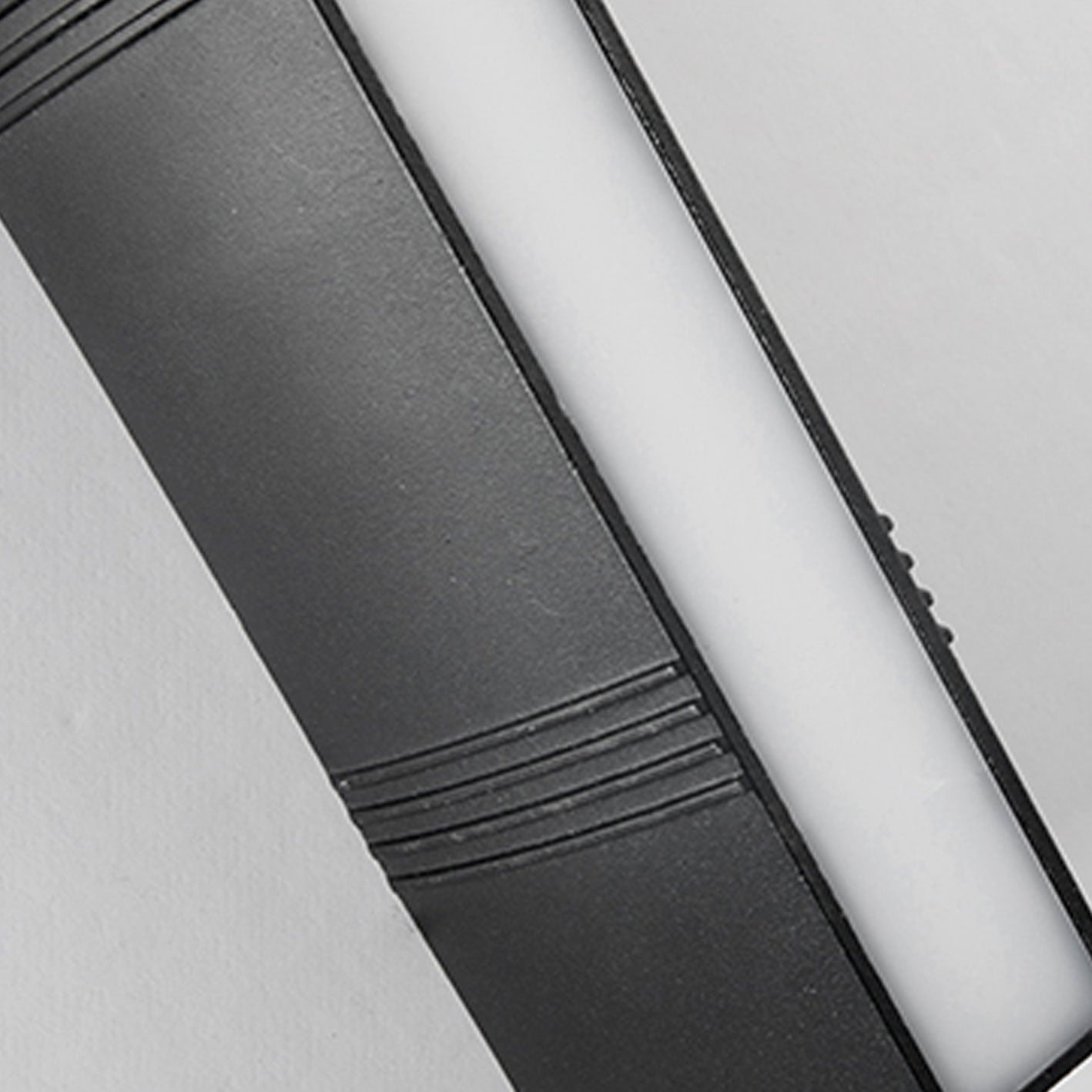 Rectangular and Down Luminous LED Outdoor Wall Sconce Lamp