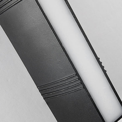 Rectangular and Down Luminous LED Outdoor Wall Sconce Lamp