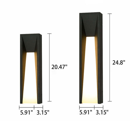Waterproof Simple Strip Design LED Outdoor Wall Sconce Lamp