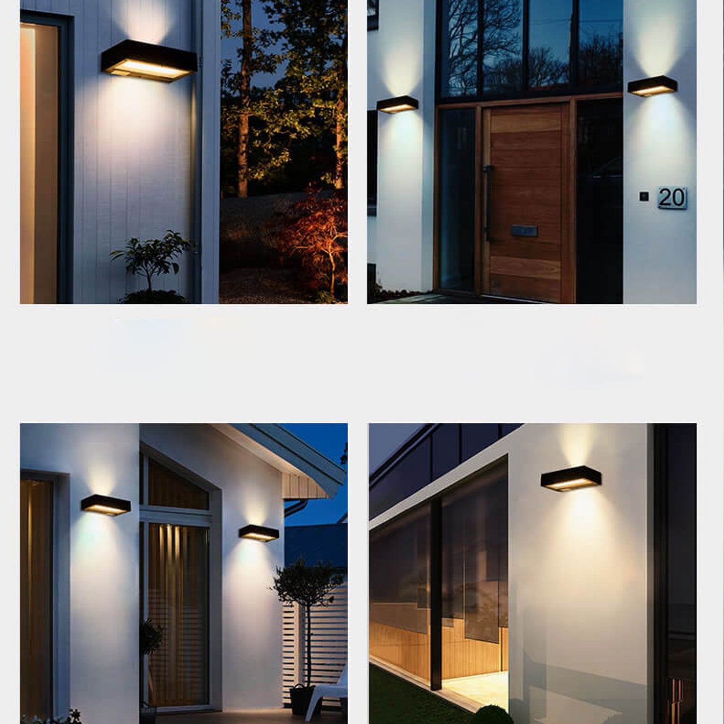 Outdoor Solar Remote Control Timing LED Wall Sconce Lamp