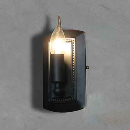 Retro Iron Square Box Design 1-Light Wall Sconce Lamp