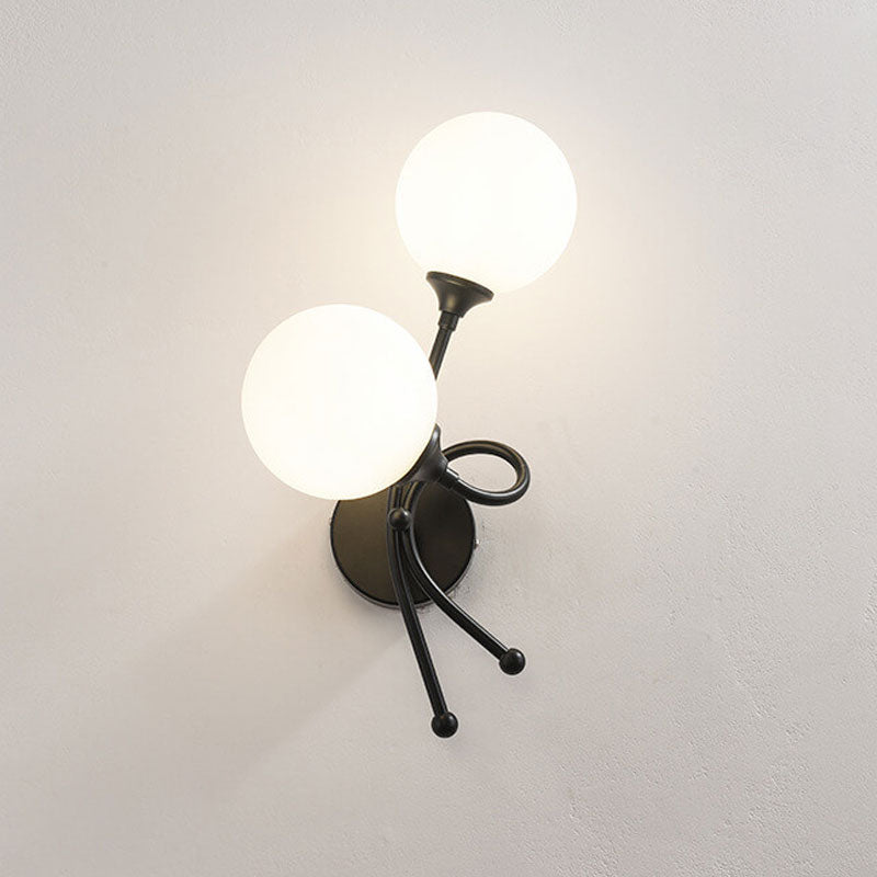 Minimalist Knot Shape Design 2-Light Wall Sconce Lamp