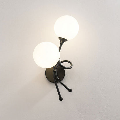 Minimalist Knot Shape Design 2-Light Wall Sconce Lamp