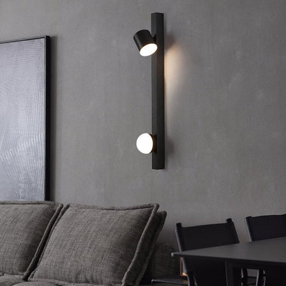 Industrial Aluminum Long Bar Rotatable LED Wall Sconce Lamp