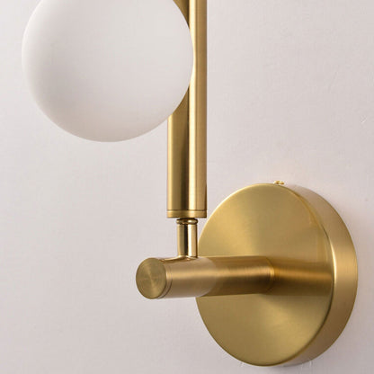 Light Luxury Bead String Design 3-Light Wall Sconce Lamp