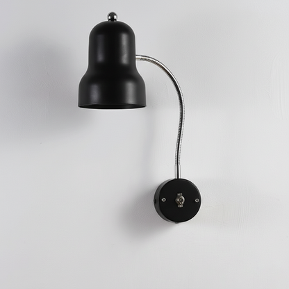 Nordic Iron Trumpet-Shaped Round 1-Light Wall Sconce Lamp