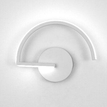 Curves Line Aluminum 1-Light LED Wall Sconce Lamp